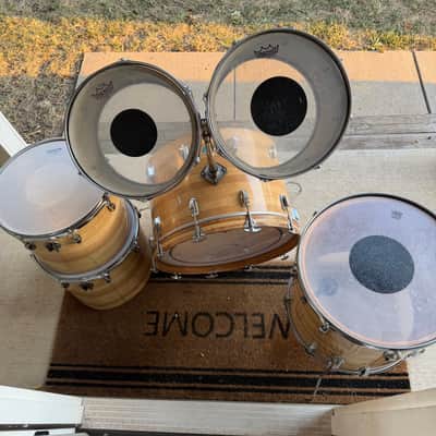 1970’s Ludwig Butcher Block Concert Tom Drum Set 13/14/15/16/18/22 image 18