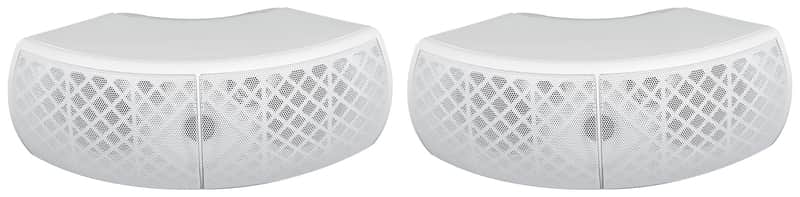 (2) Rockville WET-D4 White Indoor/Outdoor Commercial/Restaurant/Bar 70V Speakers image 1