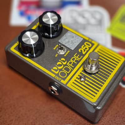 DOD 50th Anniversary Overdrive Preamp 250 2024 - Grey / Yellow image 1