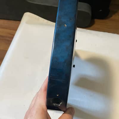 2000's Japan Jackson DKMG Dinky Cobalt Blue Swirl Guitar Body Floyd Ready image 11