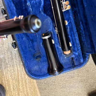 La Margue brand wood Oboe with case. Made in France image 7