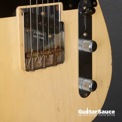Fender Custom Shop Masterbuilt John Cruz 55 Telecaster Heavy Relic  2015 - White Blonde (COD 1538UG) image 8