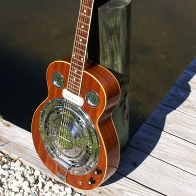 Early Mosrite Electric Dobro Resonator Guitar - 1966 Plainsman Electric Model image 5