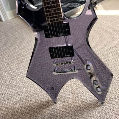 1999 B.C. Rich Warlock Acrylic Clear “Smoke” with Original Hardshell Case image 3