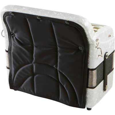 SofiaMari SMTT-3412, Two Tone Accordion Regular White Pearl Sol/Fa image 4