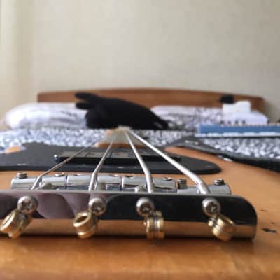 Left-handed Fernandes Burny Olds  from mid 1970s in Vintage Natural. image 6