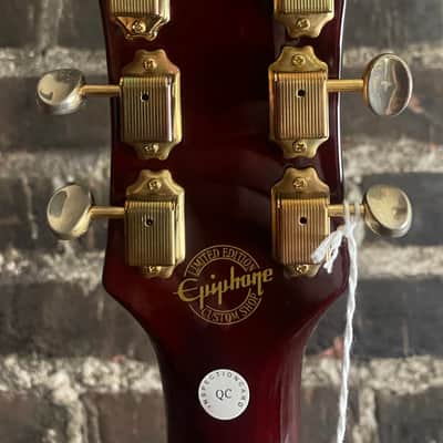 2011 Epiphone Riviera Custom P93 - Wine Red (USED) image 7
