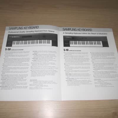 Roland collection Vintage New Product News Catalogs (1985/1986/1987) - Synthesizer Brochure/Catalog - Rare image 8