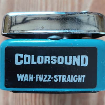Immagine Colorsound Wah Fuzz Straight Pedal 70s Blue - 2