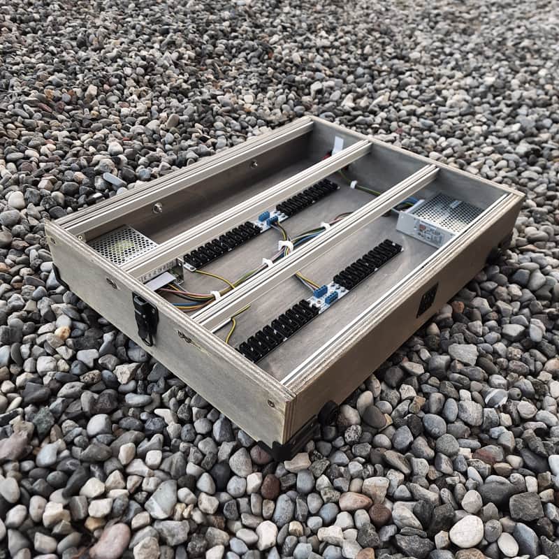 9U Eurorack Case Powered, 84 or 104 hp, modular synthesizer image 1