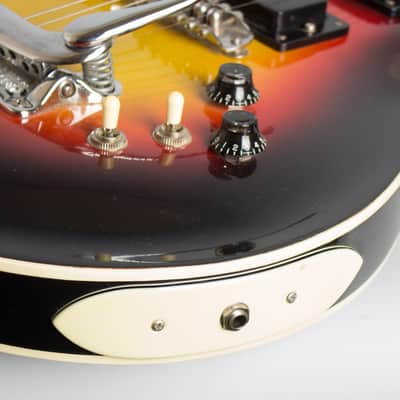 Mosrite  Doubleneck Owned and played by Roy Nichols, Arch Top Hollow Body Electric Guitar,  c. 1959, brown hard shell case. image 10