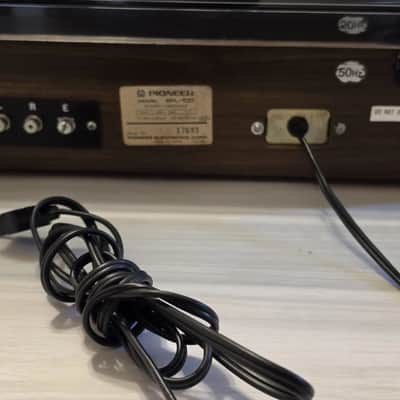 VINTAGE PIONEER TURNTABLE/MADE IN JAPAN/1973//33/45 SPEED image 8