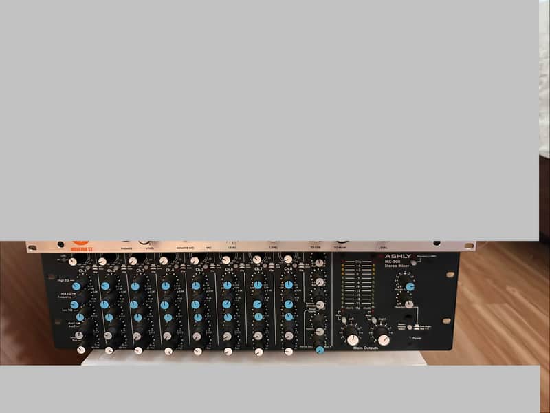 Ashly MX-508 8-Channel Rackmount Mixer - Black