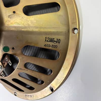 1963 Oxford 12" Speaker, Code 465-320, 12M6-10, 12M6XH646, VV2363, 8 Ohms reconed Oxford 12" 465-320 1963 - black image 5