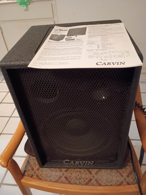 Carvin Stagemate S400 Battery Powered Monitor Amplifier Speaker image 1