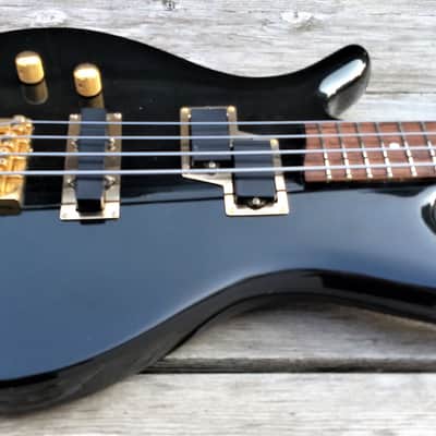 Lefty 1980s J. K. Lado & Co. Solo 4 black w/ original Clydesdale case - handmade in Canada image 4
