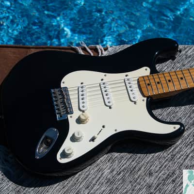 1993-94 (Grunge Era) Fender ST-57 Stratocaster Reissue - Made in Japan - "Blackie Vibes" - Pro Set Up w Perfect Frets/Action/Intonation! image 14