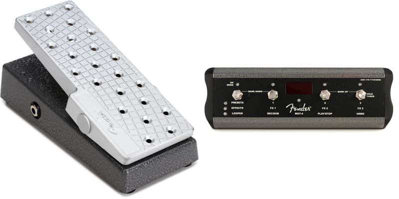 Fender EXP-1 Mustang Expression Pedal Bundle with Fender MGT-4 4-button Mustang GT Footswitch image 1