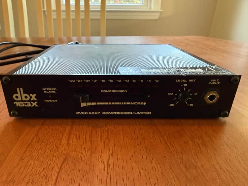 dbx 163X Over Easy Compressor / Limiter 1990s - Black image 1