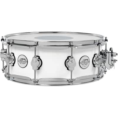 Drum Workshop Design Series 5.5x14 Snare Drum - Gloss White image 2