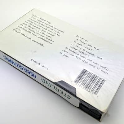 Sterling Dry Type VCR Video Cassette Tape Head Cleaner - Brand New - Factory Sealed image 5