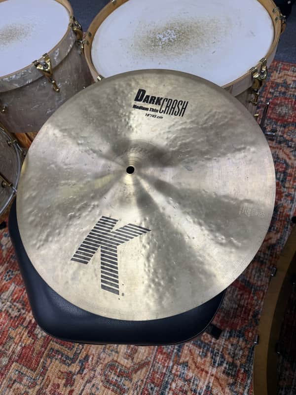 Zildjian 18" K Series Dark Medium Thin Crash Cymbal 1993 - Present - Traditional image 1