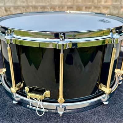 Noble&Cooley SS Maple 7x14” snare drum 2024 - Gloss Black Lacquer image 2