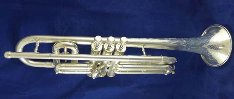 1932 Conn 8A  Slender model in silver plate:  quite rare! image 1