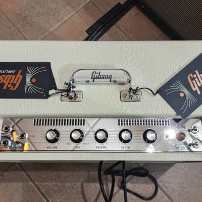 Gibson Falcon 20 - Cream Bronco Vinyl with Oxblood Grille image 2