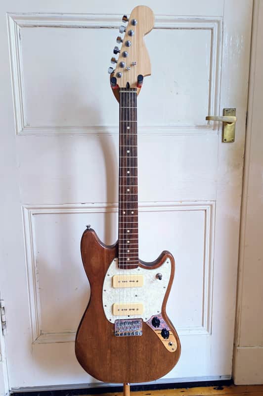 Fender Squier Mustang - Walnut Finish Mod P90s - Electric Guitar image 1