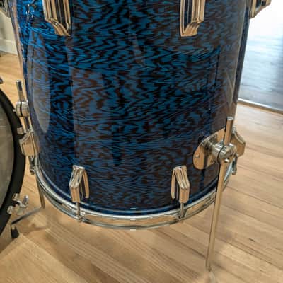 Rogers Dayton Era "Holiday" Drum Set 1967 - Blue Onyx image 13