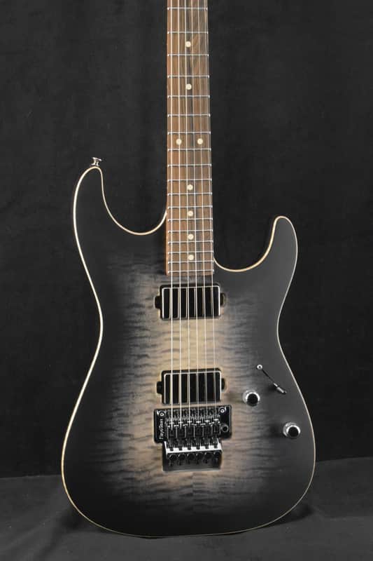 Tom Anderson Drop Top Satin Super Natural Black Burst with Binding image 1