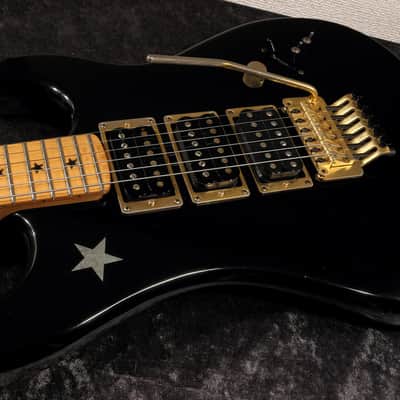 Kramer Sambora Signature Guitar 1989 Black w/ Gold Hardware image 5