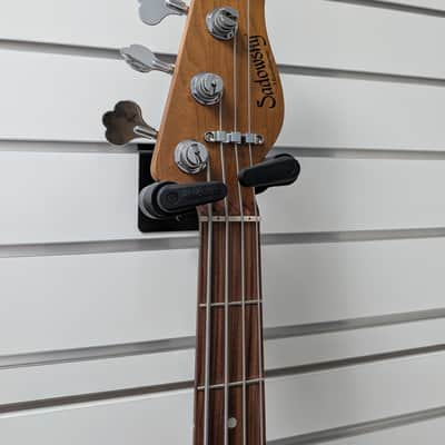 MetroExpress 21-Fret Hybrid P/J Bass - Solid Silver Sparkle Metallic Hochglanz image 3