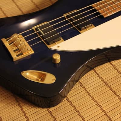 Burny ZB-85 signature Norio Toshiro ( Thunderbird Bass ) See-Thru Blue image 9