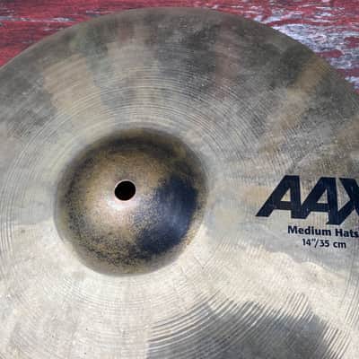 Sabian 14" AAX Medium Hi-Hat Cymbals (Pair) 2019 - Present - Brilliant image 4