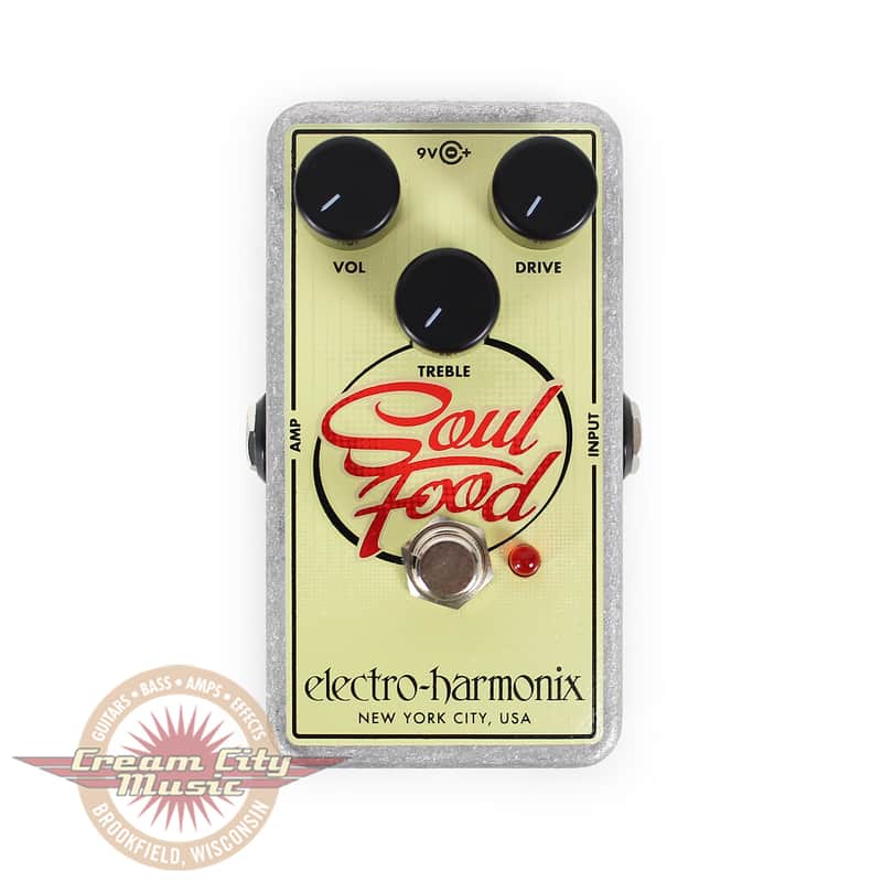 Electro-Harmonix Soul Food Transparent Overdrive Pedal image 1