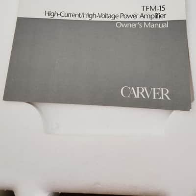 Carver TFM-15CB 1995 - Black image 8
