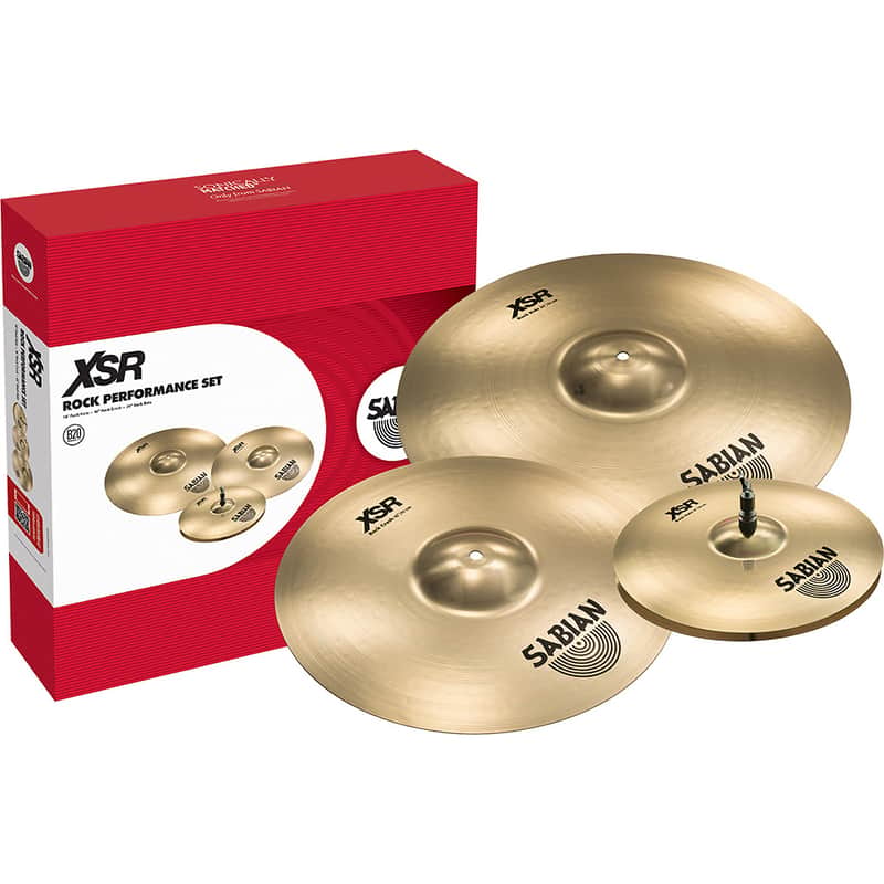 Sabian XSR5009B Rock 14" / 16" / 20" Cymbal Pack image 1