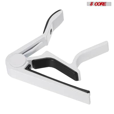 5 Core Capo Acoustic Electric Guitar 6 String Kapo Pair Quick And Easy Adjustment Classic Clip For Banjo Mandolin Or Ukulele Capotraste Para Guitarra image 6