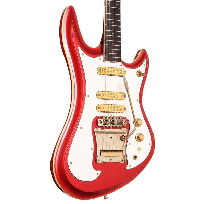 1982 Guyatone Sharp 5 LG-1200 Metallic Red image 1