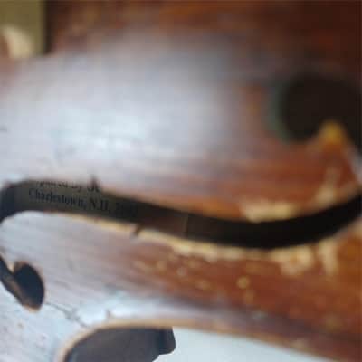 Copy of Antonius Stradivarius 4/4 Violin Gerald Dashner Charlestown,NH 2002 Rep. image 5