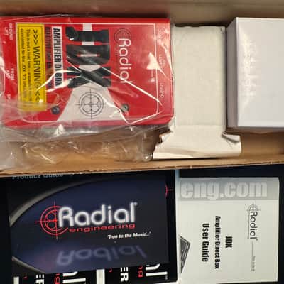 Radial JDX Amplifier Direct Box 2010s - Red image 3