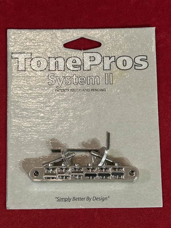 TonePros TP6-C Standard Metric Locking Tune-O-Matic Bridge 2020’s - Chrome image 1