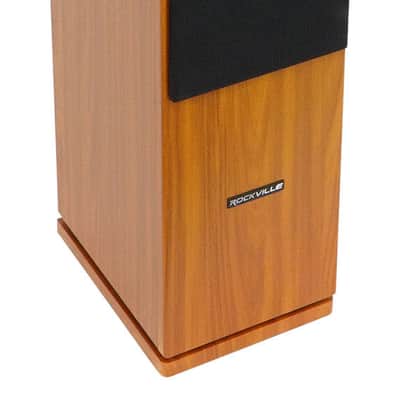 (2) Rockville Rocktower 64B Wood Home Audio Tower Speakers+Bluetooth/Wifi Amp image 9
