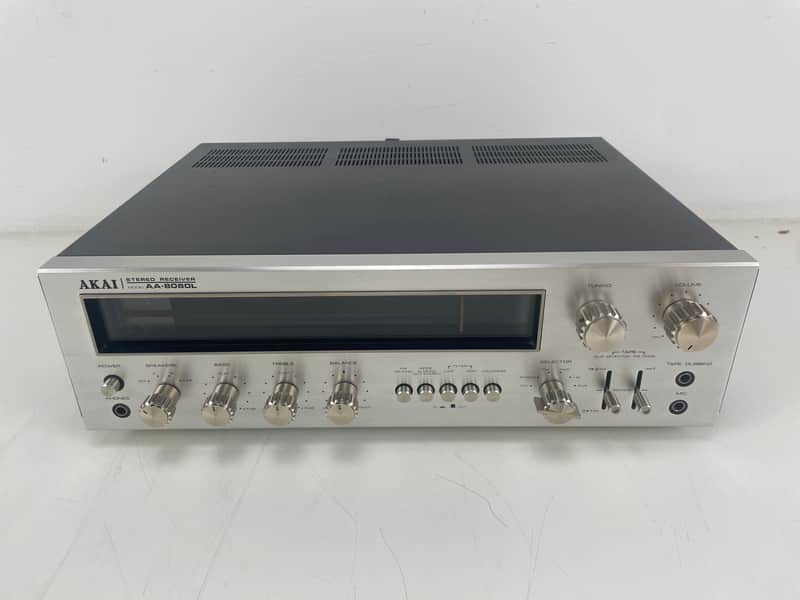 Akai - AA-8080L - Stereo Receiver - Serviced (Cleaned/Replaced) image 1
