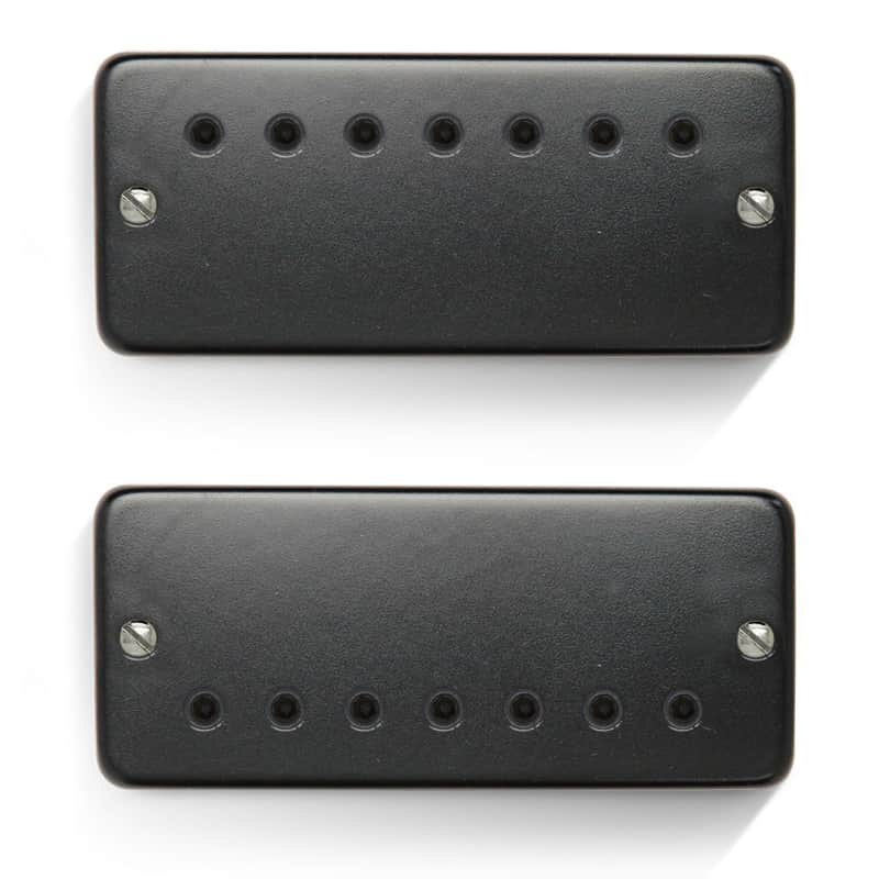 Bare Knuckle Ragnarok 7-String Soapbar Pickup Set with Black Covers image 1