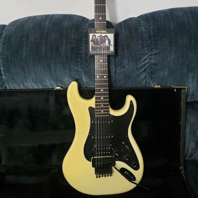 Kramer American Pacer Super Strat 1987 Aged White image 4
