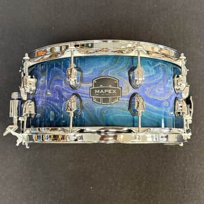 Mapex Saturn VI 6.5X14" Snare Drum - Cobalt Burst image 2