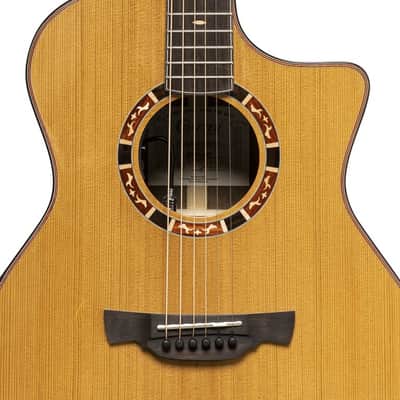 Crafter VL G22CE VVS VL Series Grand Auditorium Cutaway Solid Spruce Top Mahogany Neck 6-String Acoustic-Electric Guitar w/Gig Bag image 5